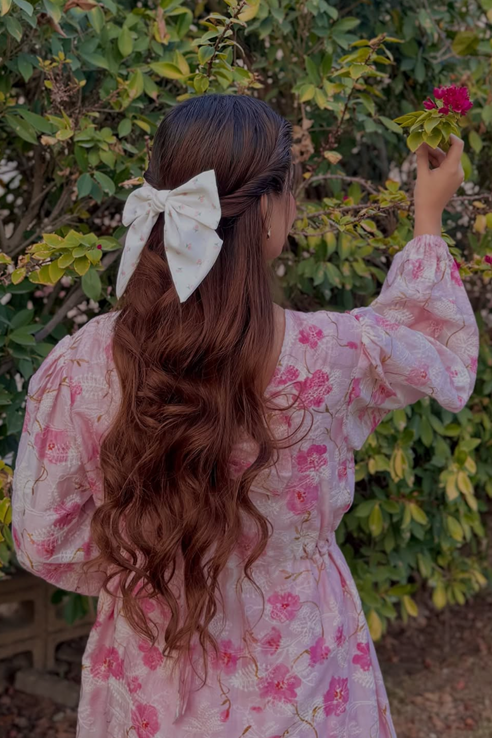 Blush Pink Floral frock - Image 5