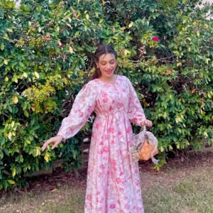 Blush Pink Floral frock